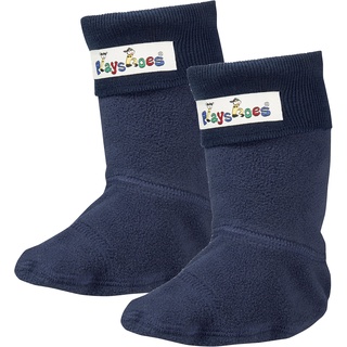 Playshoes Unisex Kinder Stiefel-Socke Füßling, marine, 30/31 EU