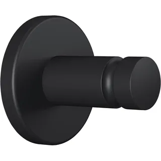 Tesa MOON BLACK Handtuchhaken Schwarz matt,