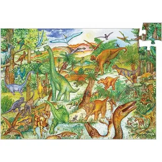 DJECO Puzzle Dinosaurier 100 Teile