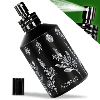 AGONIS® Sprühflasche für gesunde Zimmerpflanzen: modernes Glas & Metall-Design | Unterstützt Photosynthese & Luftfeuchtigkeit