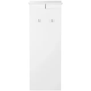MID.YOU Garderobenpaneel Jakob 48 x 140 x 28 cm Weiß