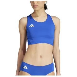 Adidas Adizero Essentials Crop Sport-top - Team Royal Blue - 2XS