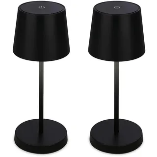 Briloner LED Tischlampen Schwarz 2 St.