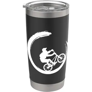 BMX Rad Fahrer BMX Bike Fahrrad Freestyle BMX-Rampe race BMX Doppelwandiger Edelstahl-Thermobecher