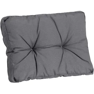 Rückenkissen , Grau , Textil , Füllung: Schaumstoff , 60x43x8 cm , Oeko-Tex® Standard 100 , Heimtextilien, Wohntextilien, Kissen, Rückenkissen