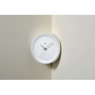 ALESSI - Eckenuhr Ora In GIA 20 W, weiß - Weiß