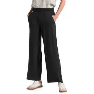STREET ONE Damen A379196 Jersey-Hose, Schwarz, 38