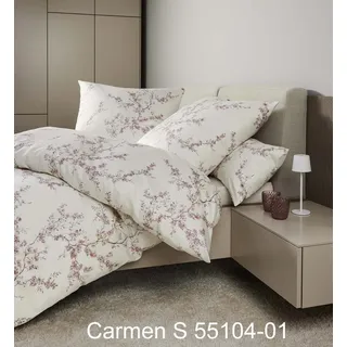 JANINE Bettwäsche Interlock-Jersey-Bettwäsche Carmen S, 100% Baumwolle, 2 teilig, 60° Wäsche blau|rosa