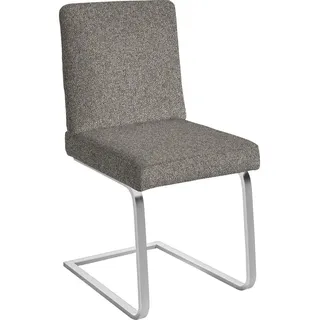 Dieter Knoll Schwingstuhl , Beige , Metall, Textil , Kufe, Flachrohr, U-Form , 46x92x60 cm , Emas, Dgm , Lederauswahl, Stoffauswahl, Typenauswahl, Gestellauswahl , Esszimmer, Stühle, Schwingstühle