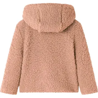 vidaXL Kinder-Kapuzenjacke Teddy-Kunstpelz Heller Cognac 92 - Braun