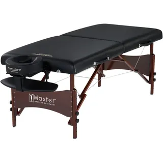 Master Massage 71cm Newport Mobil tragbar Massageliege Massagebett Massagebank Kosmetikliege America Brand-Schwarz