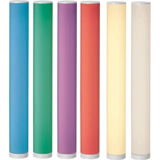 NORTHPOINT LED DIY Lichtsäule Glatt Stehlampe Standleuchte Stehleuchte 103cm Farbwechsel zum Aufbauen