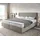 Boxspringbett Dream-Well Mikrofaser Beige 200x200 cm Bonell-Matratze PU-Topper
