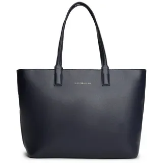 Tommy Hilfiger Damen Tote Bag Tasche Logotape mit Reißverschluss, Blau (Space Blue Corp), Einheitsgröße - Einheitsgröße