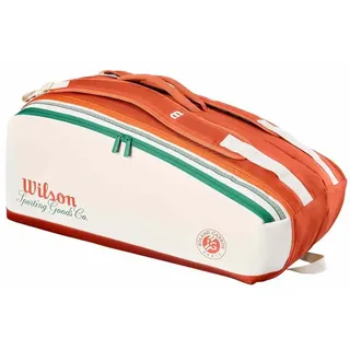 Wilson Roland Garros 2026 9pk Tennistasche - Cream / Clay / Green - One Size