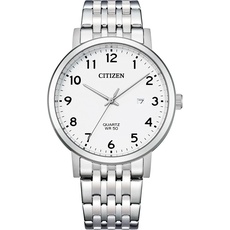 CITIZEN Herren Analog Quarz Uhr mit Edelstahl Armband BI5070-57A
