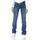 Jeans Damen Jeans Bootcut Valerie Normal Waist Damen Bootcut Jeans mit Knopf Reißverschluss Valerie Blue Lapis WASH Jeanshose Blau 27W L34