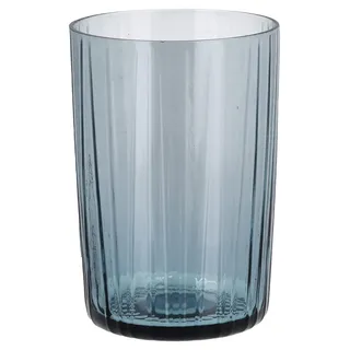 BITZ Kusintha Wassergläser, Trinkgläser, 28 cl, 4 Stück, Blau