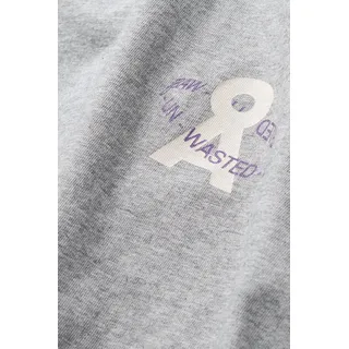 MAARKOS UN-WASTED T-SHIRT |  recycelter Baumwoll-Mix - grau (S)