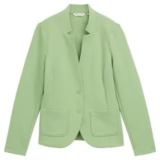 Tom Tailor Damen 1038703 Basic Ottoman Blazer mit Taschen, 37116 - True Green, M
