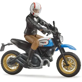 Bruder 63051 - Scrambler Ducati Desert Sled mit Fahrer beige 1:16