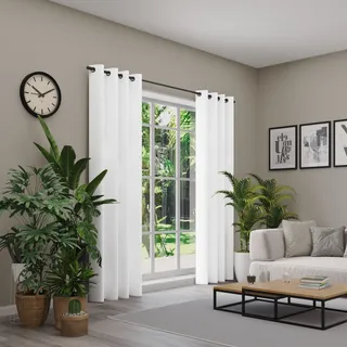 Neutex for you! Vorhang »Linessa« Ösen 1 Stk. tlg. Ösenschal mit Metallösen, Breite 137 cm, nach Maß Neutex for you! cm