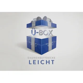 Excellent Daunenbettdecke »Überraschungsbox«, leicht, Füllung 90% Daunen, 10% Federn, Bezug Baumwolle, (1 St.), absoluter Sonderpreis, wegen Lagerräumung, Solange der Vorrat reicht bunt