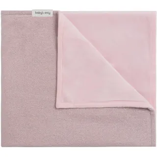 Baby's Only - Gestrickte Babydecke Soft Sparkle - Kuscheldecke Baby - Warmen und besonders weich - Mit subtilen Glitzerelemente - Silber-Rosa Melee - 70x95 cm