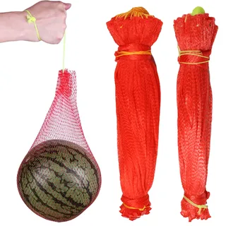 Melonen-Hängematte Für Spalier, 100 Stück 45cm Wassermelonen-Stützbeutel Mit Kordelzug, Robustes Melonennetze, Wiederverwendbare Wassermelonennetze, Für Rankgitter, Vertikaler Gartenanbau, Honeydew