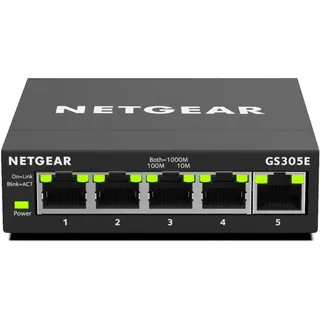 Netgear GS305E 5-Port Gigabit Ethernet LAN Switch Plus Switch