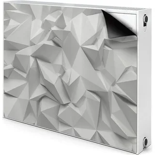 Magnet Heizkörperabdeckung Heizkörperverkleidung Verkleidung Abdeckung 80x60 cm - Abstraktion, weiß