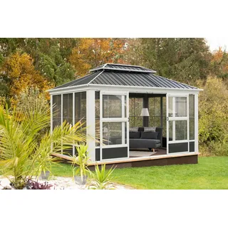 Sojag Pavillon Olan 1014 | Schwarz | 436x311x291 cm