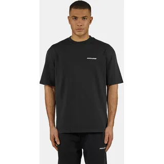 T-Shirt PEGADOR "LOGO OVERSIZED TEE", Herren, Gr. XXL, washed schwarz, Single Jersey, Obermaterial: 100% Baumwolle, unifarben, oversize normal, Rundhals, gerader Abschluss, Shirts T-Shirt, Baumwolle, oversize