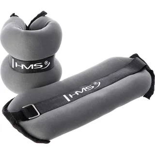 OB05 GRAUE HMS ARM- UND BEGLEITGEWICHTE 2 x 2 KG - Grau