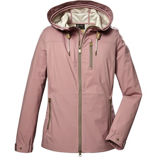 G.I.G.A. DX Damen Softshell Jacke mit Kapuze/Outdoorjacke GS 24 WMN SFTSHLL JCKT, taupe, 50, 41669-000