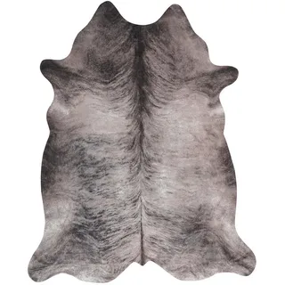 OBSESSION My Toledo Fellteppich 155 x 190 cm Grau/Weiß