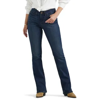Lee Damen Flex Motion Regular Fit Bootcut Jeans Jeans, Renegade, 16 Medium