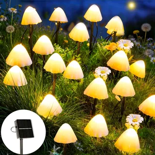 Joycome Lichterkette Solar 20 LED spritzwassergeschützt