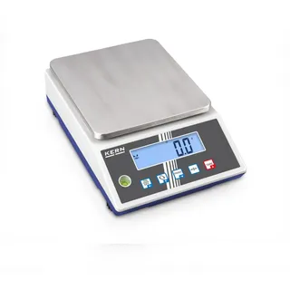 Kern PCB 6000-0 Präzisionswaage Wägebereich (max.) 6 kg Ablesbarkeit 1 g Weiß, Schwarz, Silber