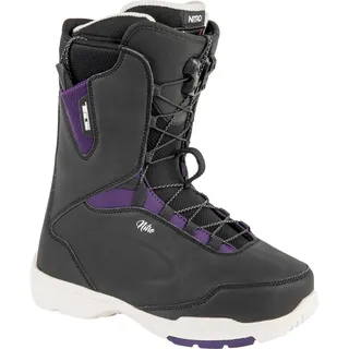 Nitro Damen Scala TLS Snowboardboot, Black-Purple, MP 28,0 // EU 42 2/3 // US 10,5