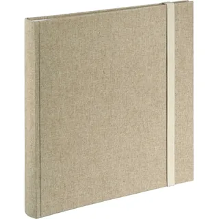 Hama Hama, Tessuto Jumbo Album 30x30 60 White Pages beige