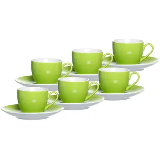 Ritzenhoff & Breker Doppio Espressotasse 0,08 l Grün 6 St.