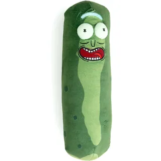 United Labels Rick and Morty Pickle Rick Kissen - Plüsch Gurke Dekokissen Zierkissen Gurken-Rick Grün 28 x 8 cm
