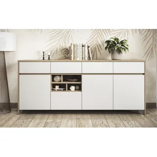 Home Affaire Stranda 193 x 85 x 39 cm Weiß