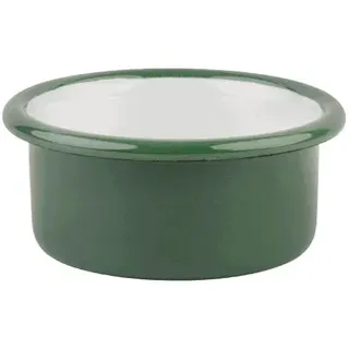 Sallys Emaille MINI Tapas Schälchen - Olivgrün