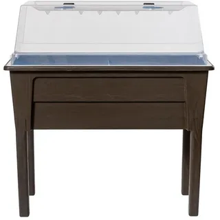 Hochbeet , Braun , Kunststoff , 50 l , 78x81x38 cm , Gartenzubehör, Hochbeete