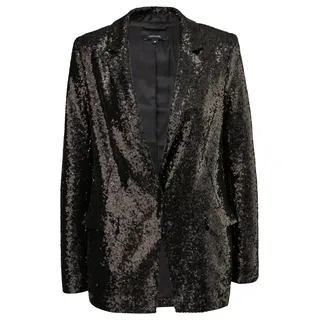 Comma Long Blazer mit Pailletten