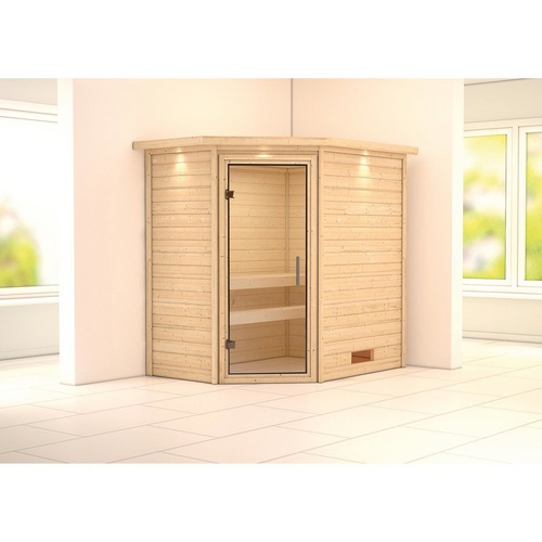 Bild von Sauna Svea ohne Ofen beige