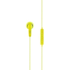 aiino MONO – In-Ear-Kopfhörer Kopfhörer MONO, Anti-Knoten-Kabel, universelle Kompatibilität, Multifunktionsmikrofon – Lindgrün