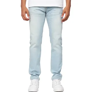 Crosshatch - "Buraca" Jeans für Herren BG363 (40R) (Helle Waschung) - Blau